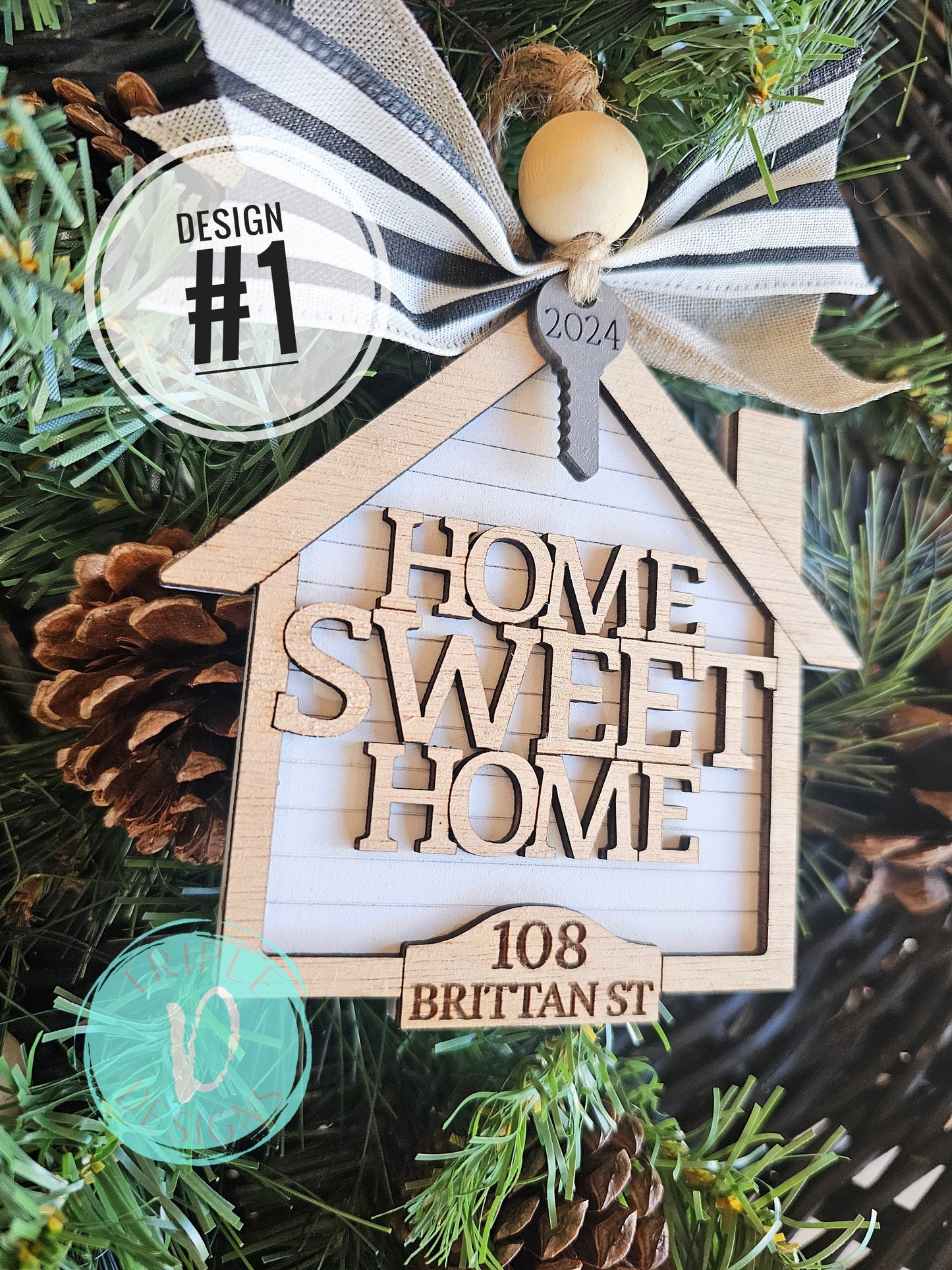 House/New Home/Personalized/Newlywed/First Home/Ornament