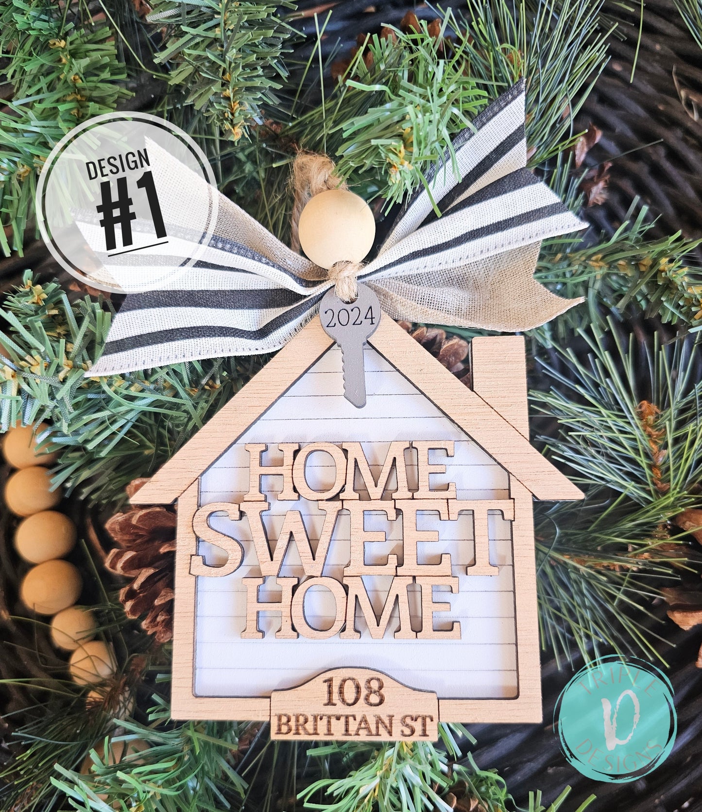 House/New Home/Personalized/Newlywed/First Home/Ornament