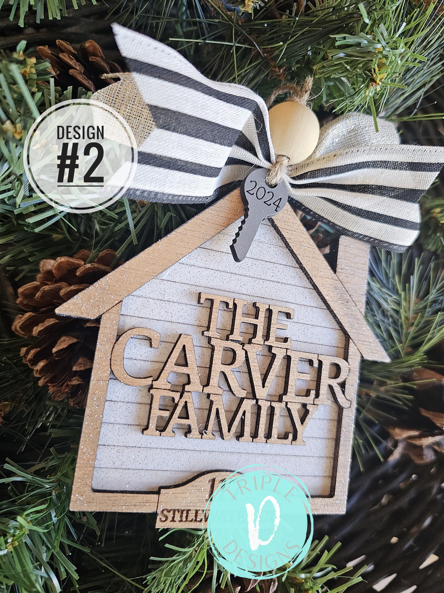 House/New Home/Personalized/Newlywed/First Home/Ornament