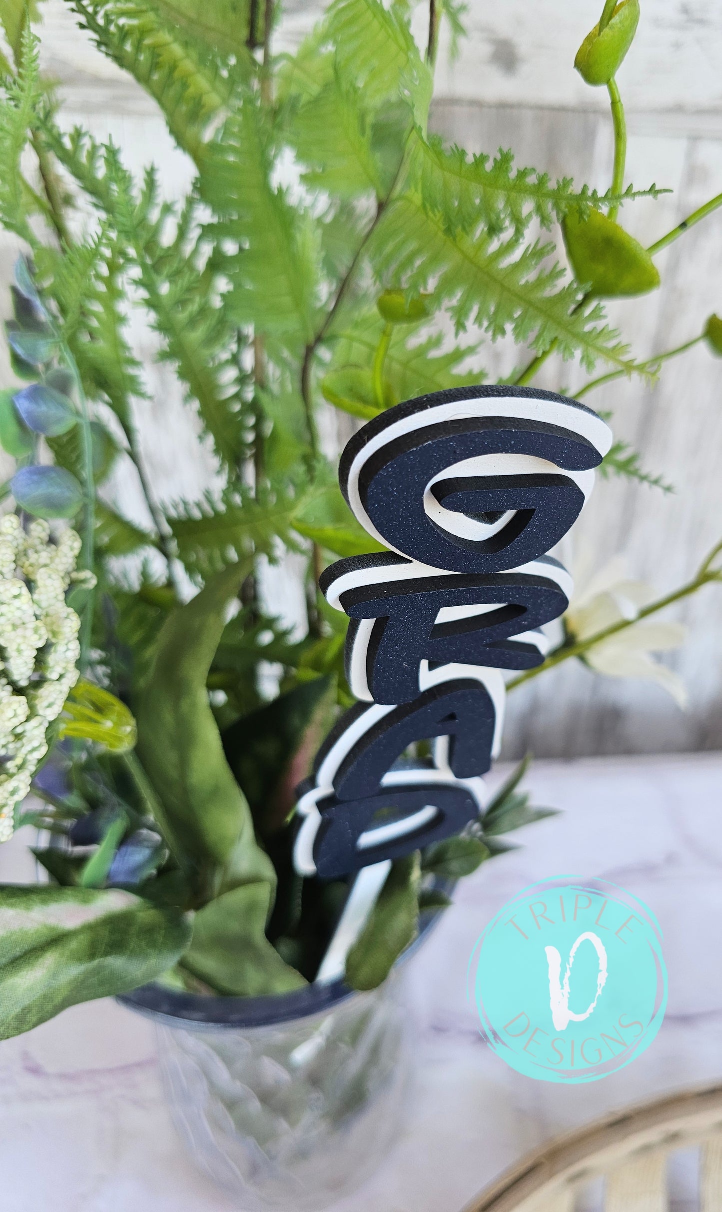 GRAD / 2025 / Graduation Decor / Cake Topper / Vase Decor / Grad / Party