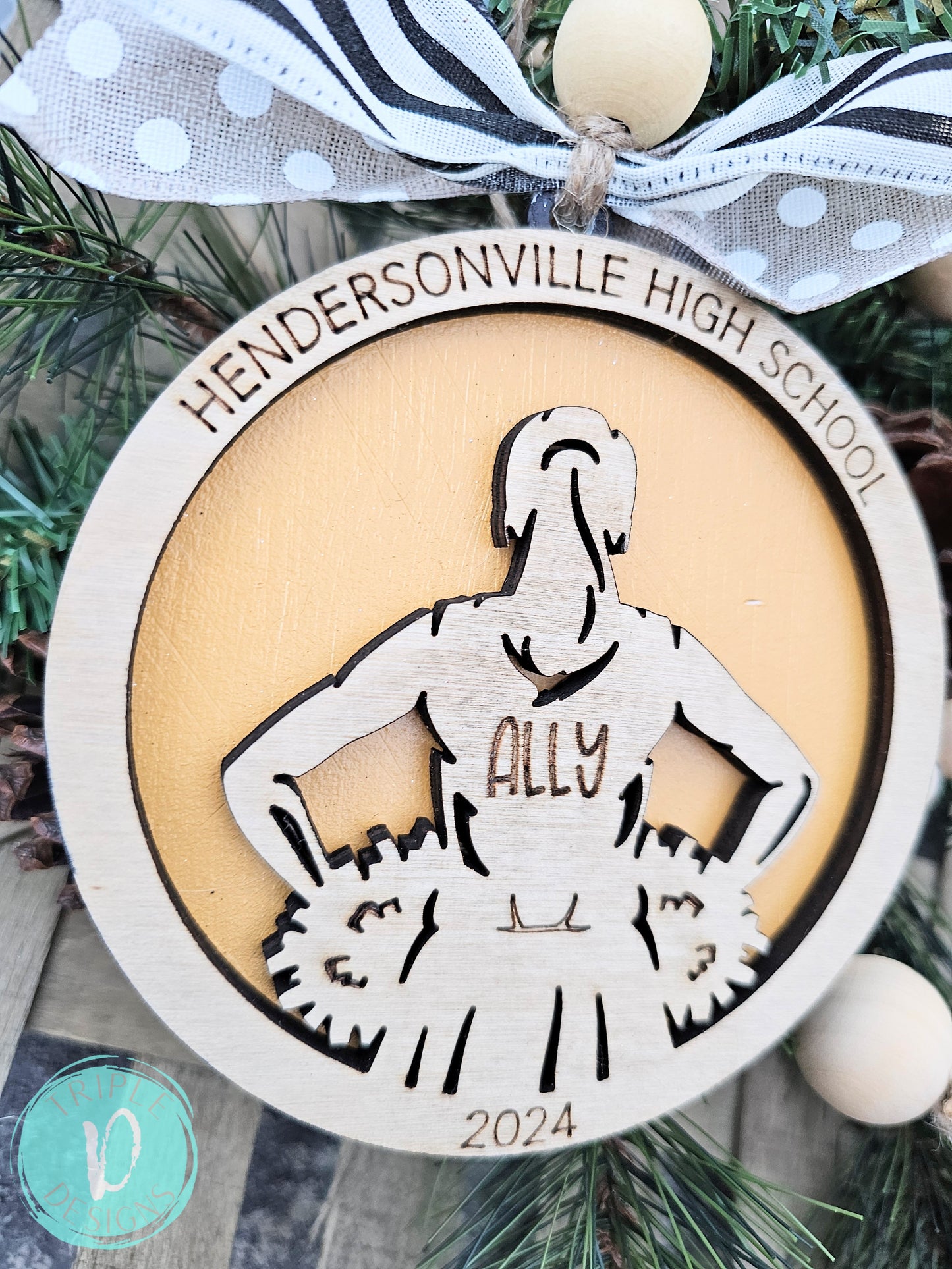 Cheer / Personalized / Christmas / Ornament