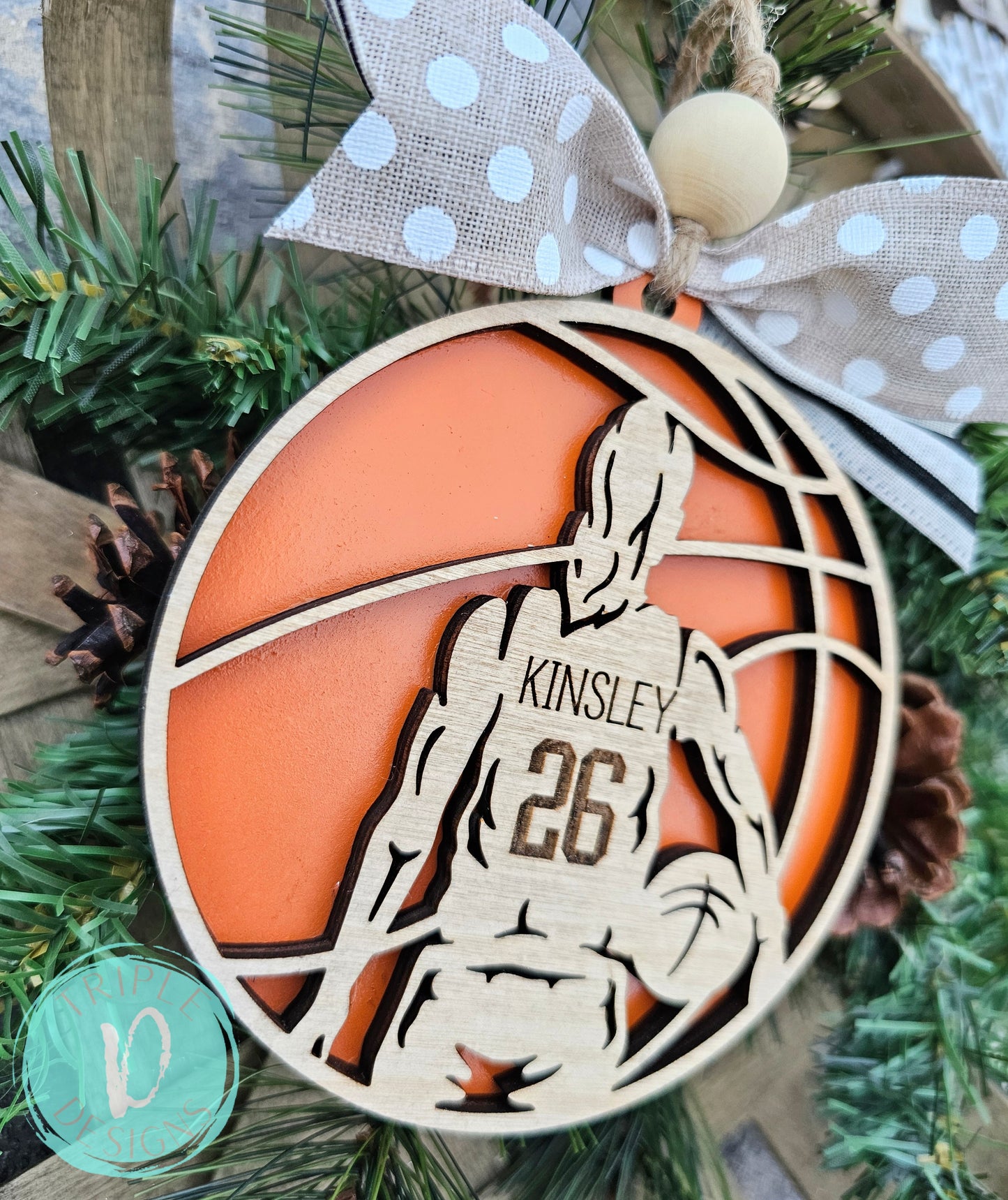 Sport/Ornament/Personalized Jersey/Soccer/Volleyball/Hockey/Lacrosse/Basketball