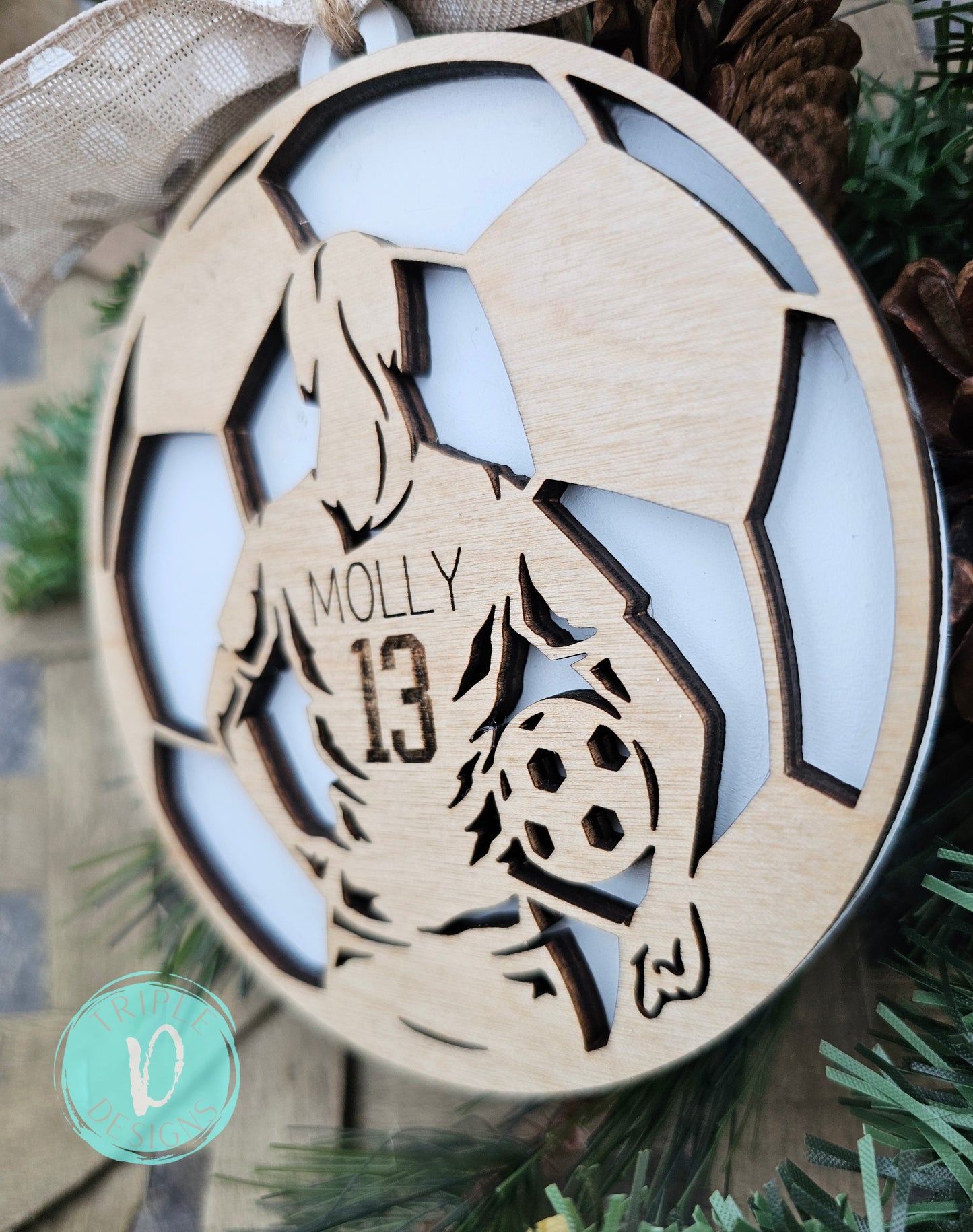 Sport/Ornament/Personalized Jersey/Soccer/Volleyball/Hockey/Lacrosse/Basketball