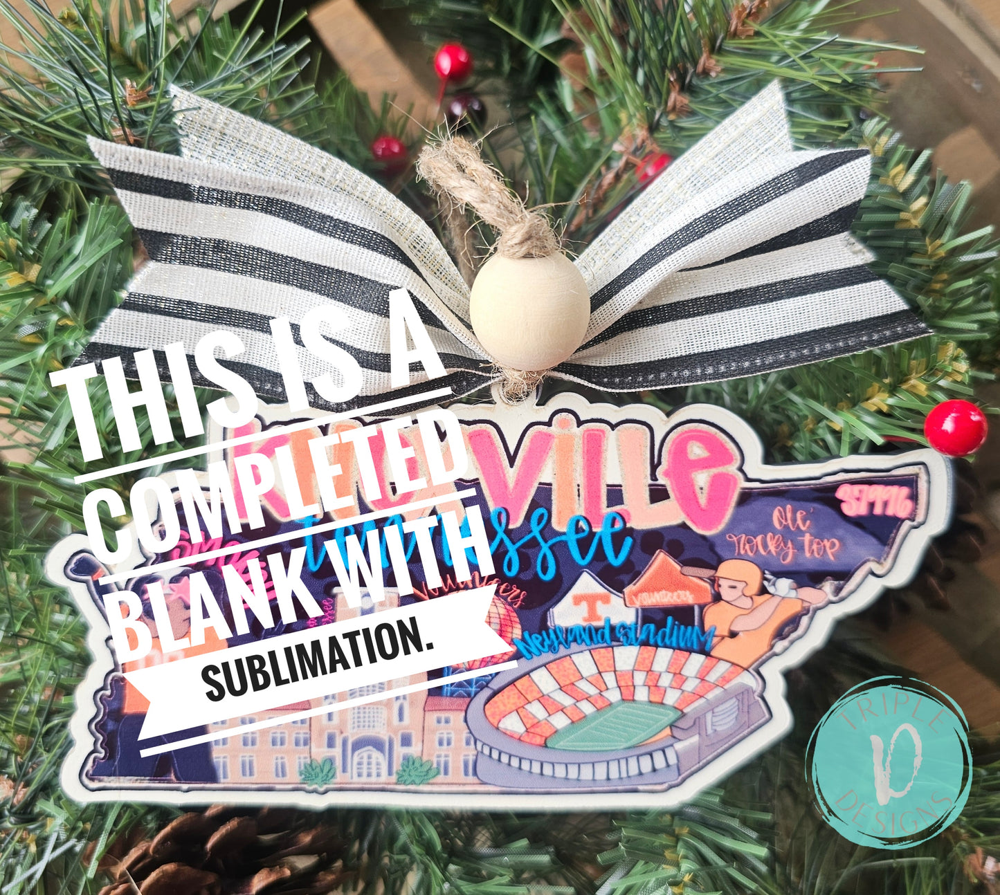 Wholesale BLANK  Backer Ornament