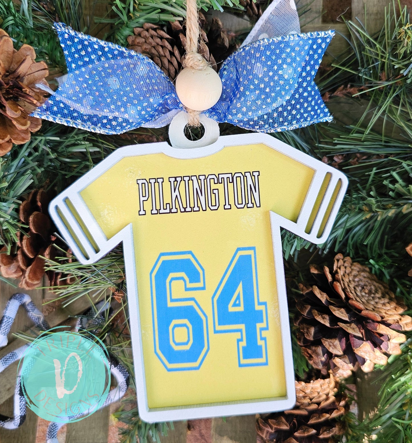 Jersey-football Christmas Ornament-3D