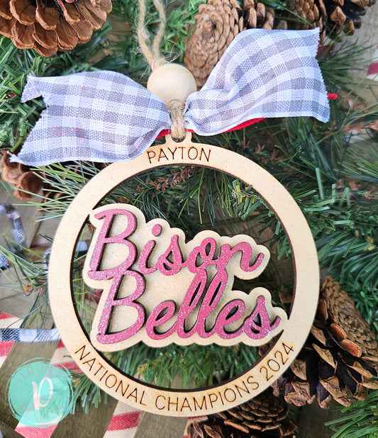 Station Camp Bison Belle Ornament