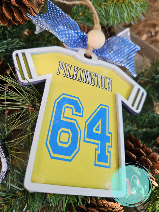 Jersey-football Christmas Ornament-3D