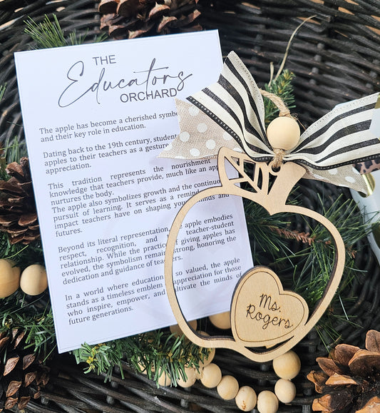 Teacher, Educator, Gift, Personalized, Teacher Appreciation
