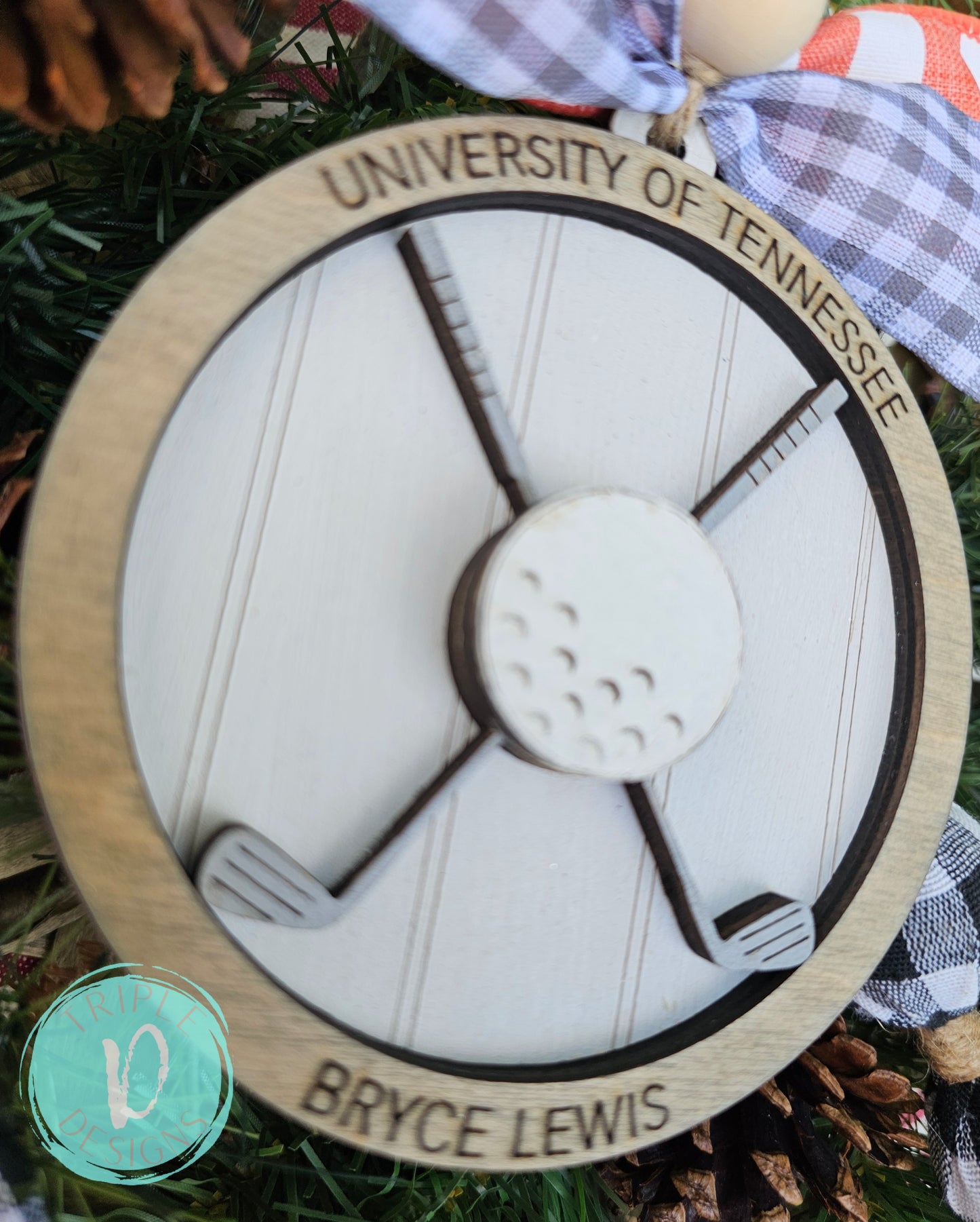 Golf Christmas Ornament