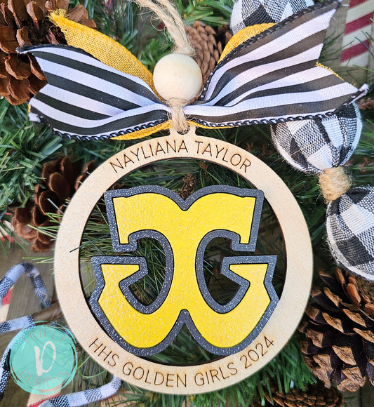 HHS Golden Girl Ornament