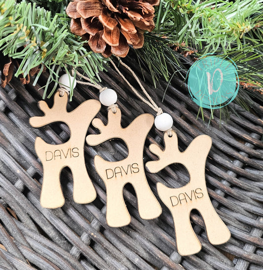 Reindeer Gift Tags/ Personalized/ Gift