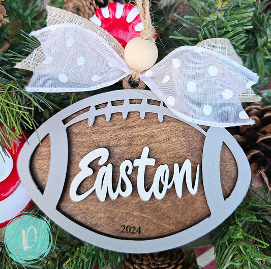 Football Ornament/Personalized